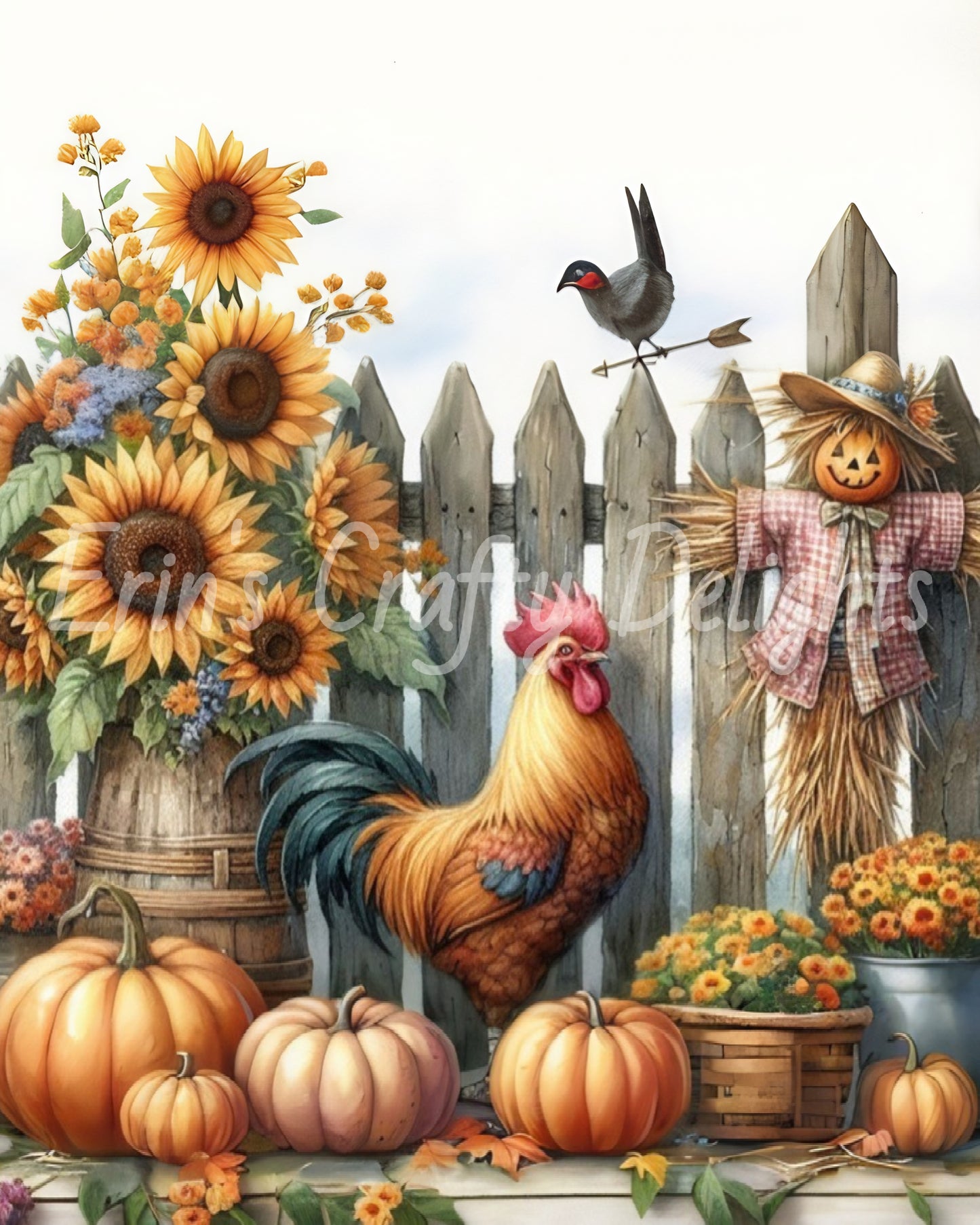 3 Fall Rooster