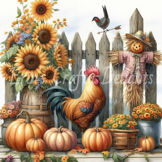 3 Fall Rooster