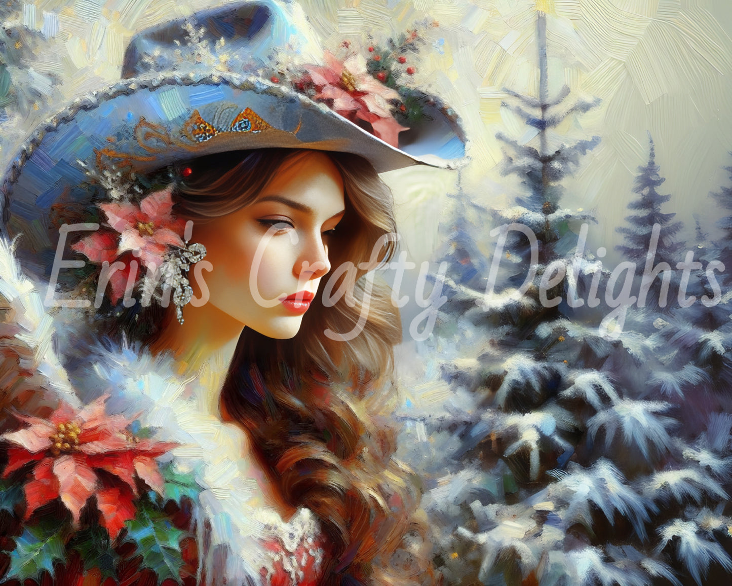 4 Cowgirl Christmas Angel