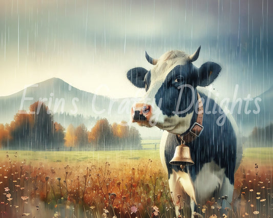 4 Fall Cow in Rain