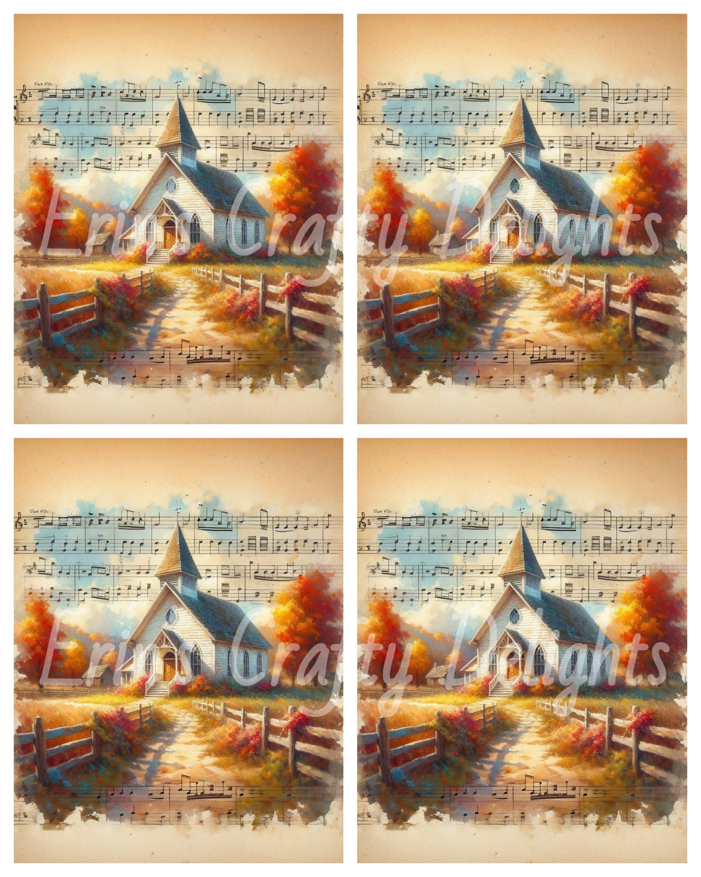Autumn Sonata Church 4 Blank