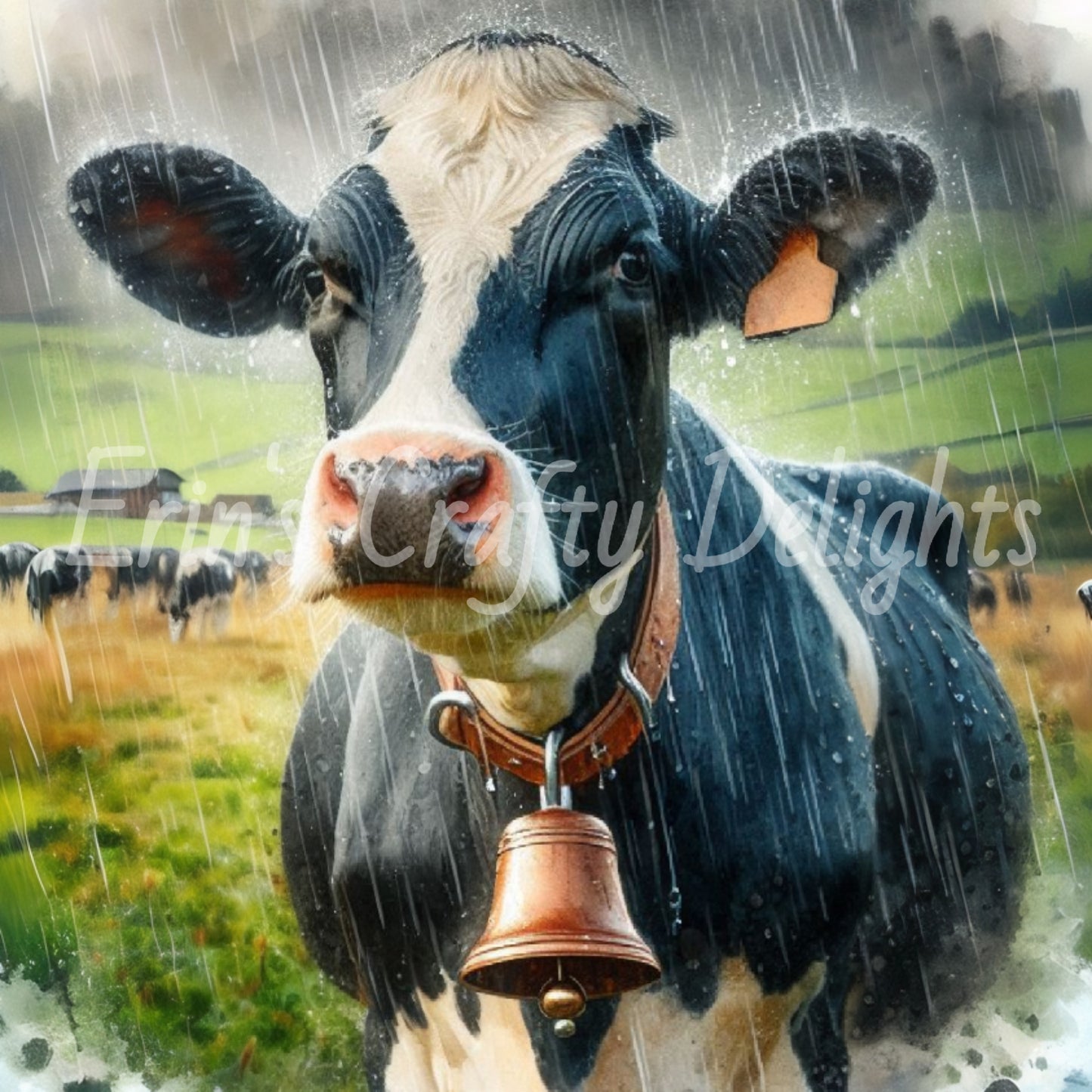 5 Fall Cow in Rain