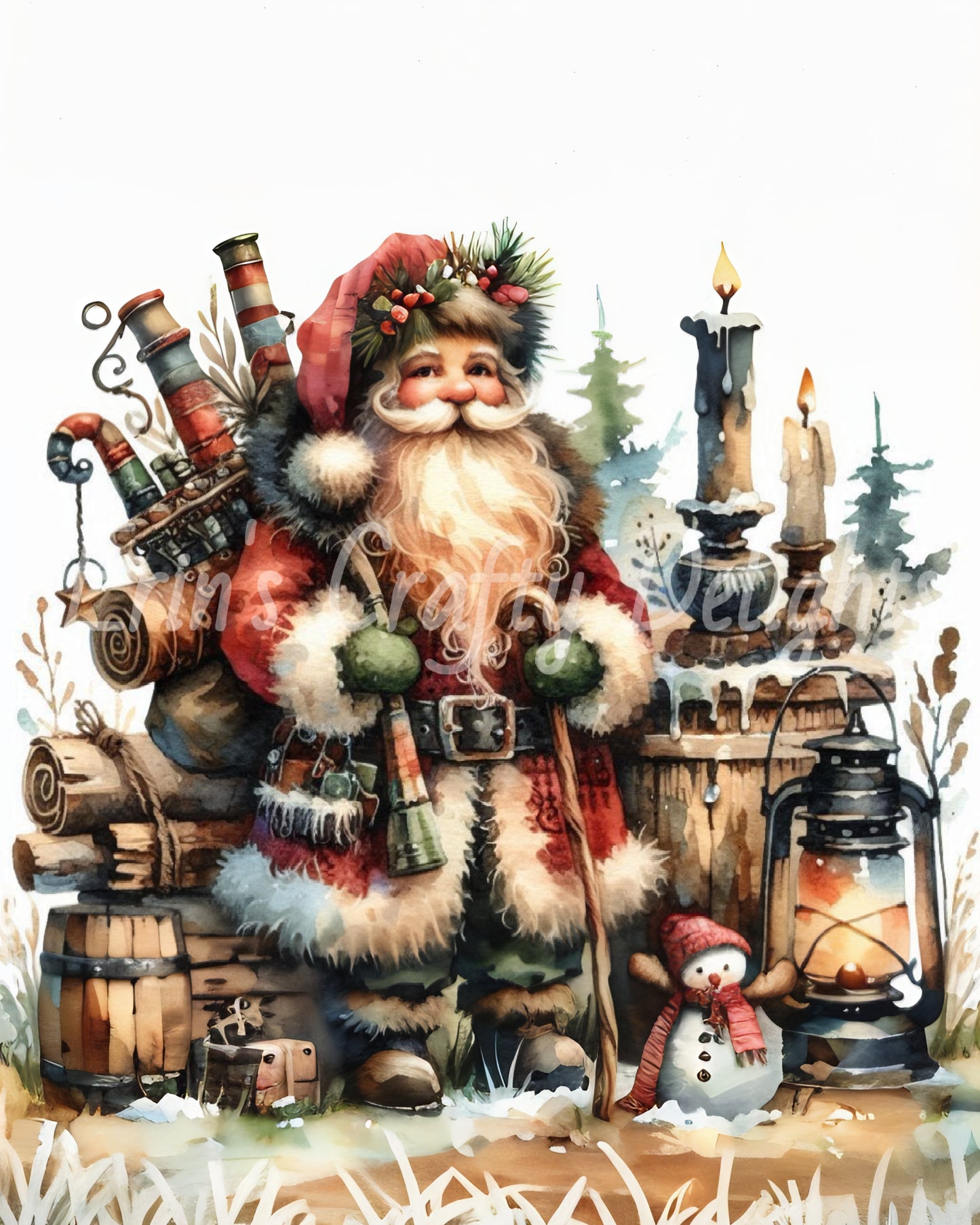 5 Rustic Santa