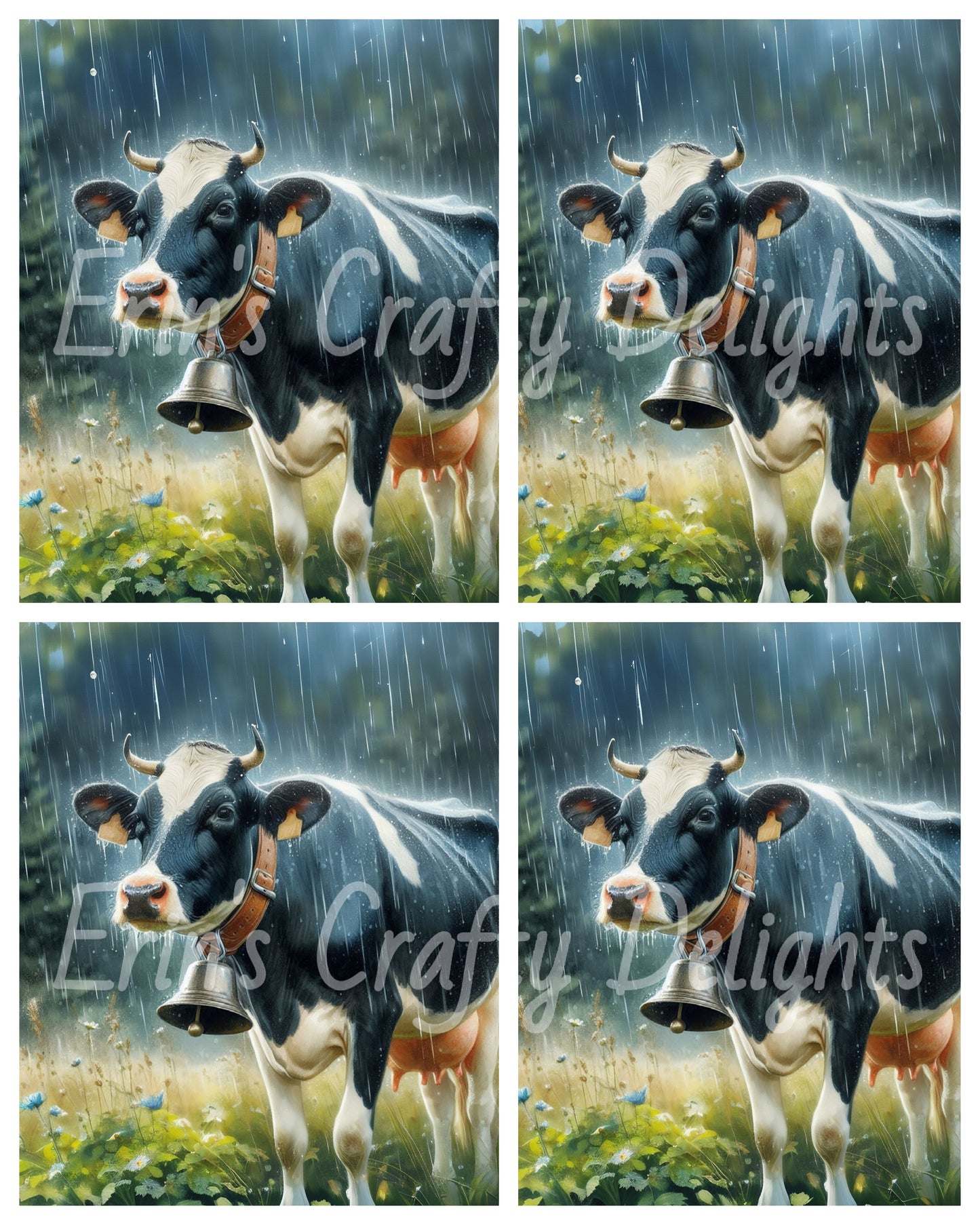 6 Fall Cow in Rain