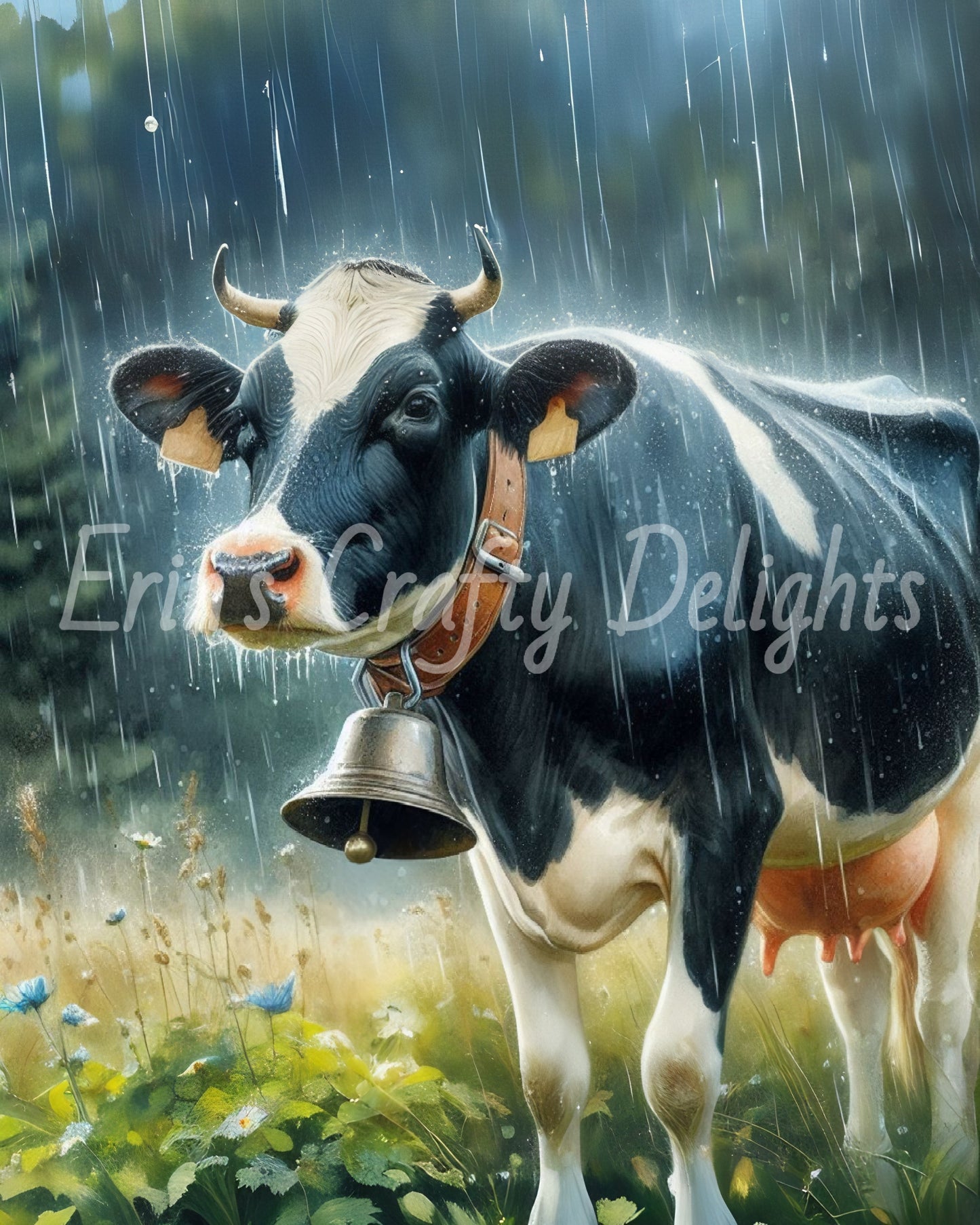 6 Fall Cow in Rain