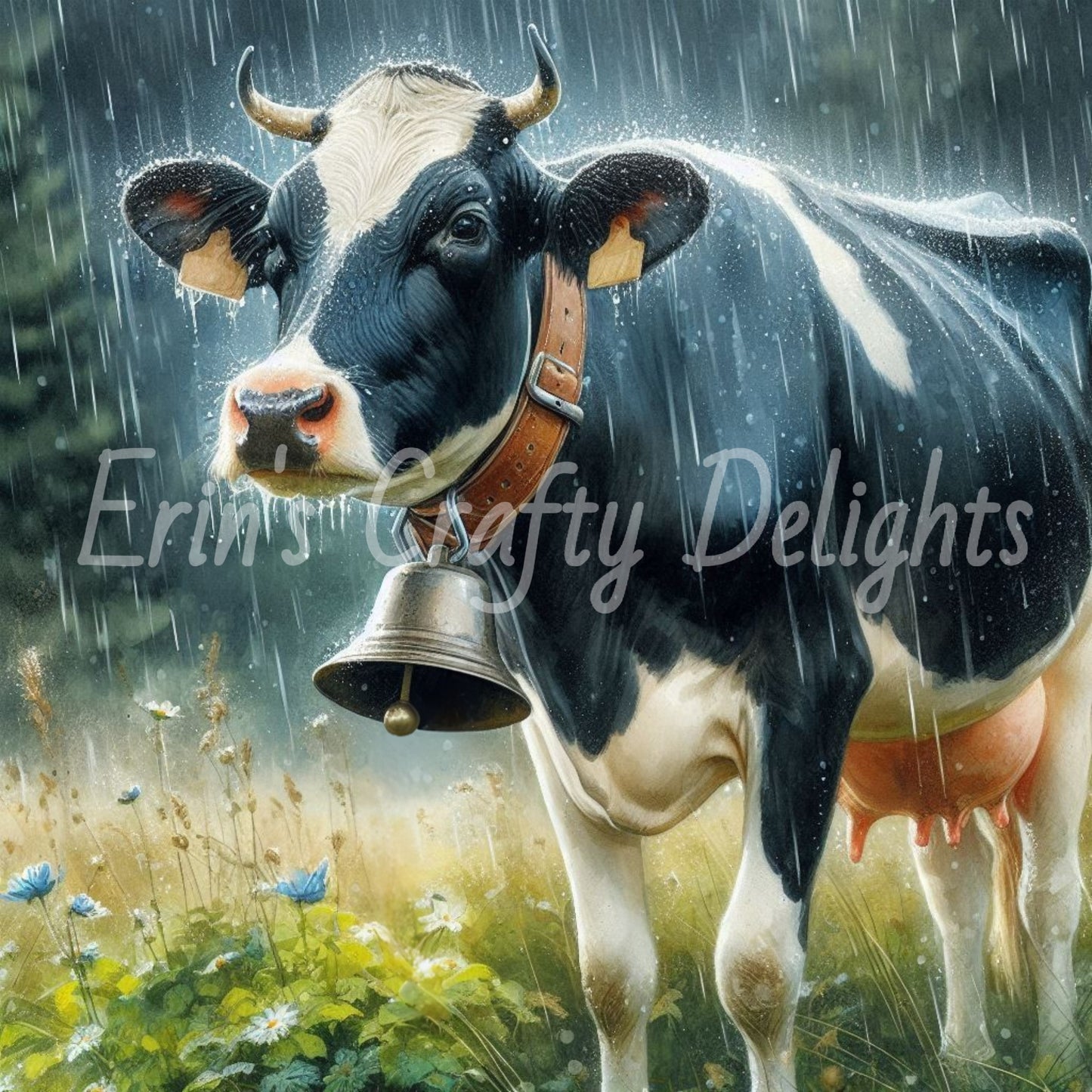6 Fall Cow in Rain