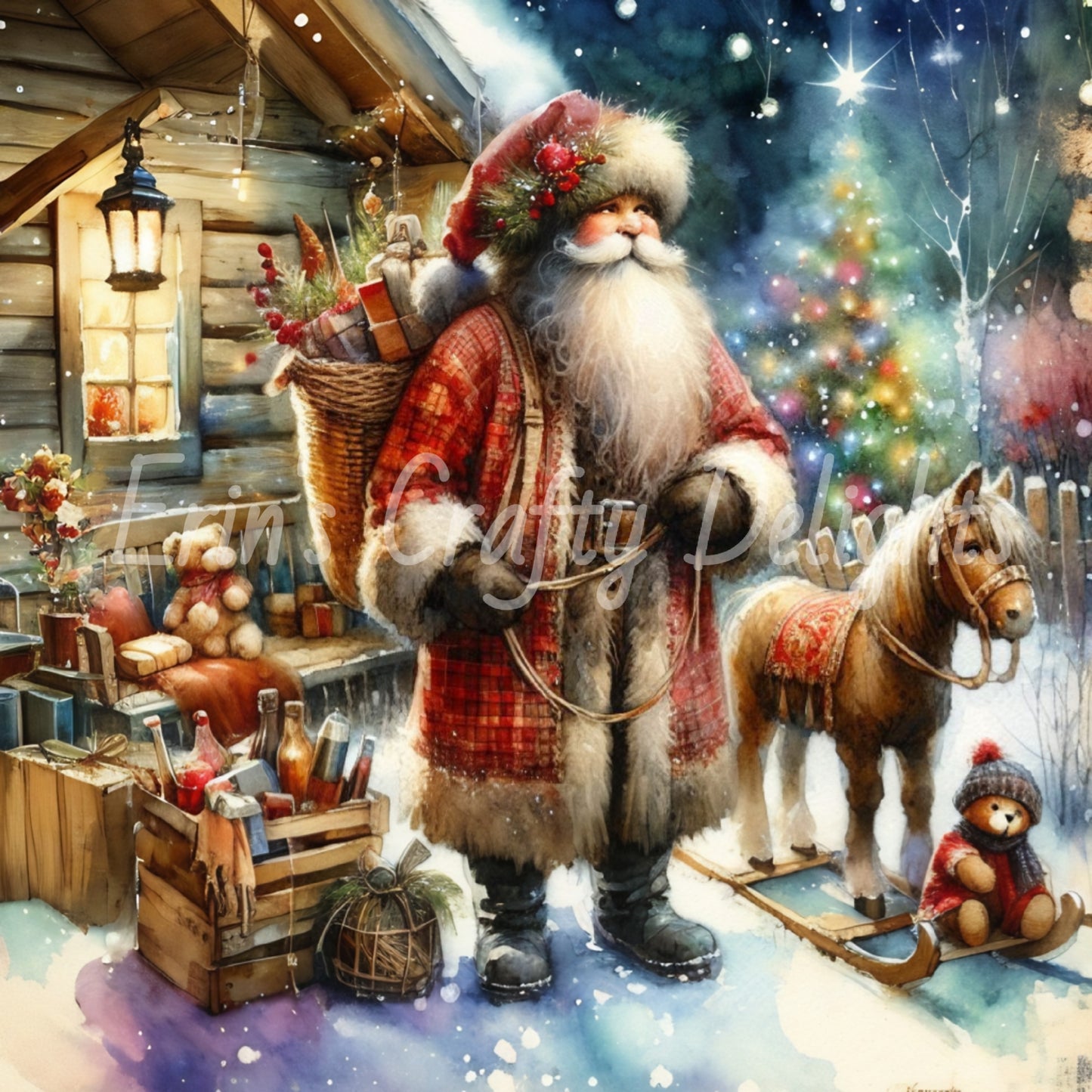 6 Rustic Santa