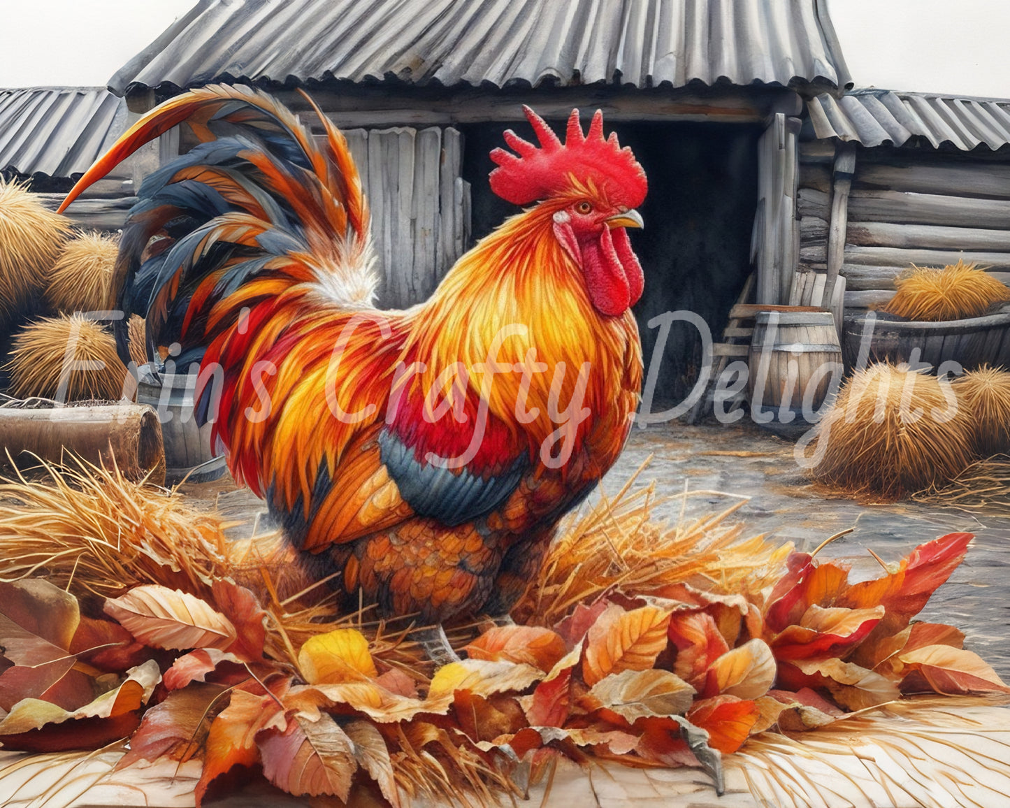 6 Fall Rooster