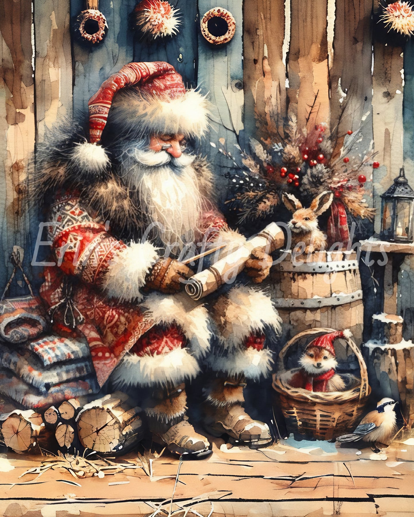 7 Rustic Santa