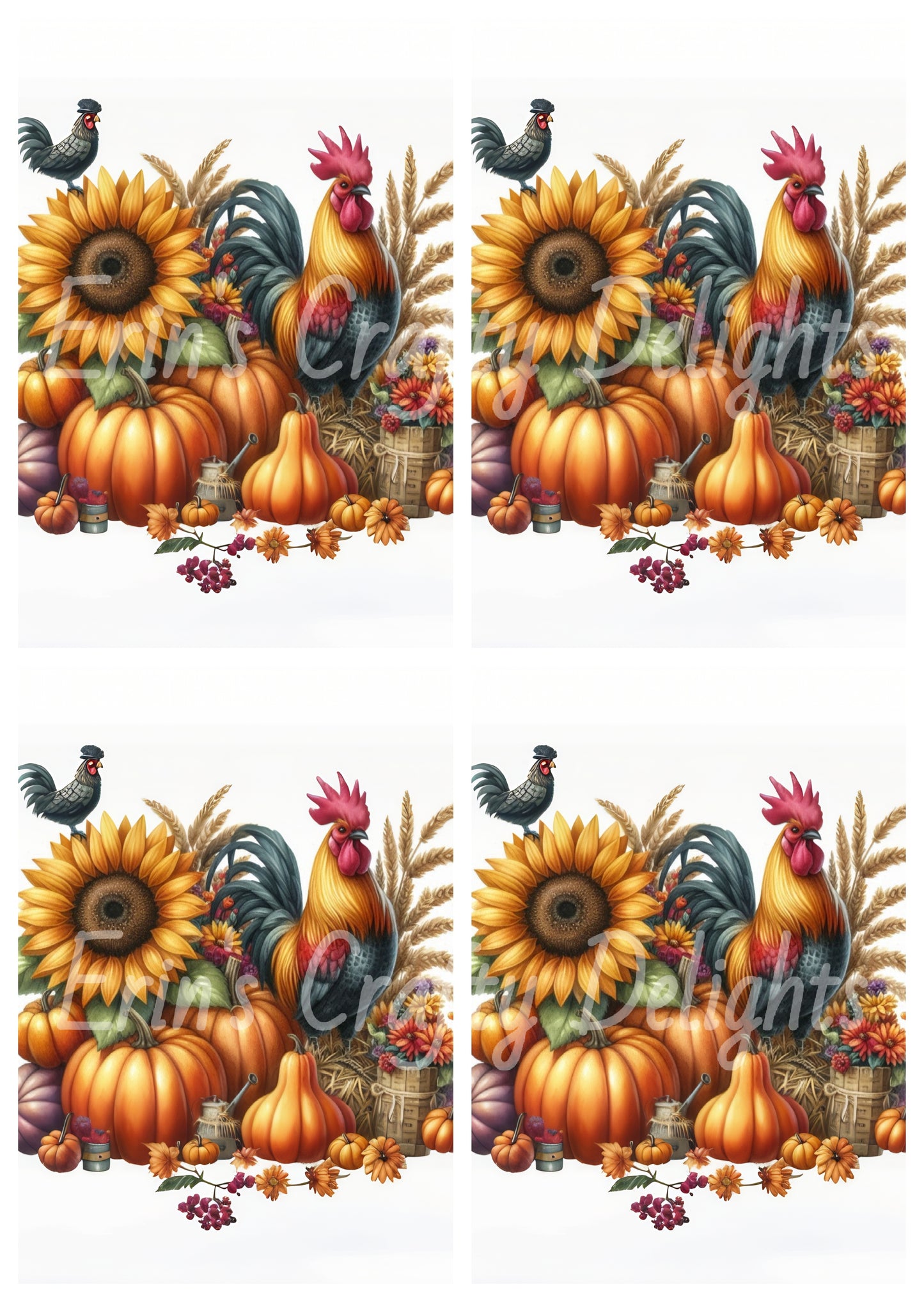 7 Fall Rooster
