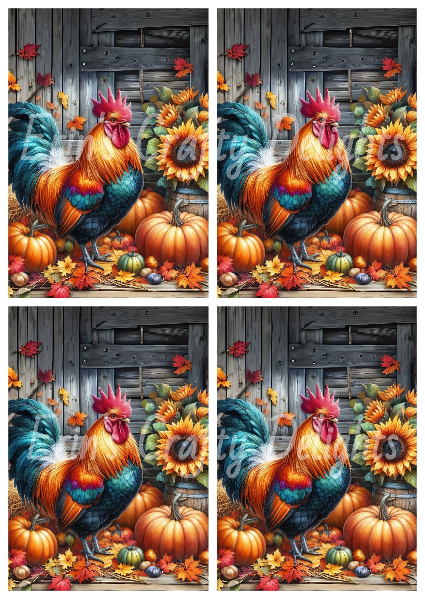8 Fall Rooster