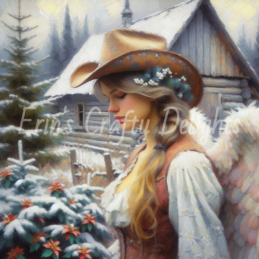 9 Cowgirl Christmas Angel