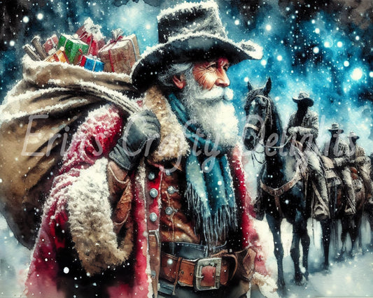 11 Cowboy Santa