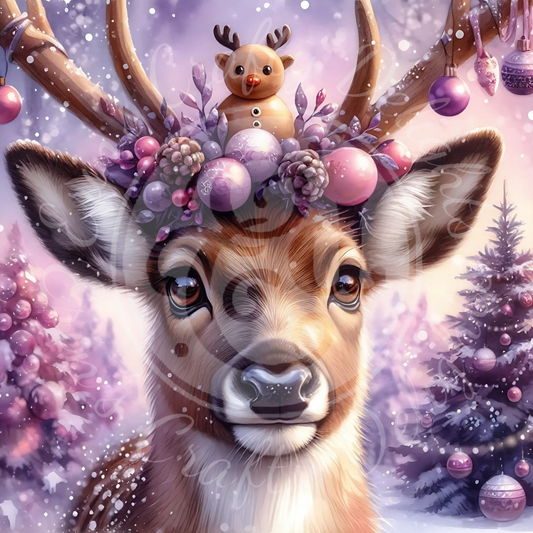 12 Christmas Fawn