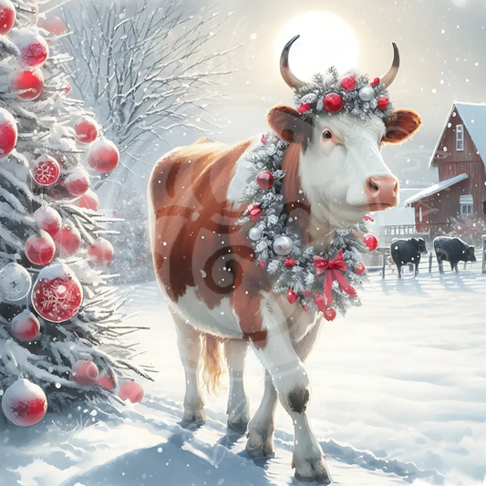 1 Christmas Cow