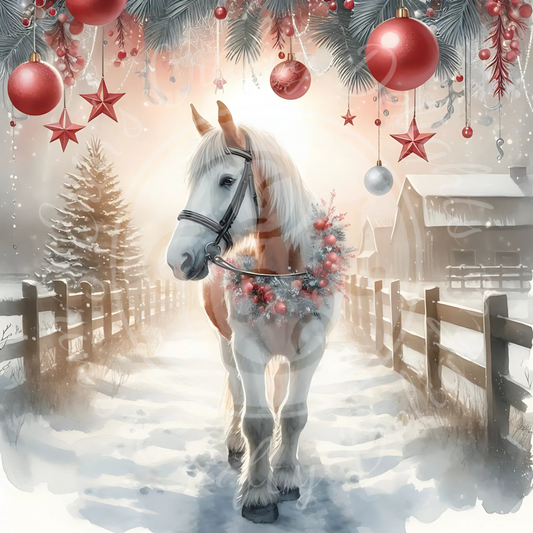 1 Christmas Horse
