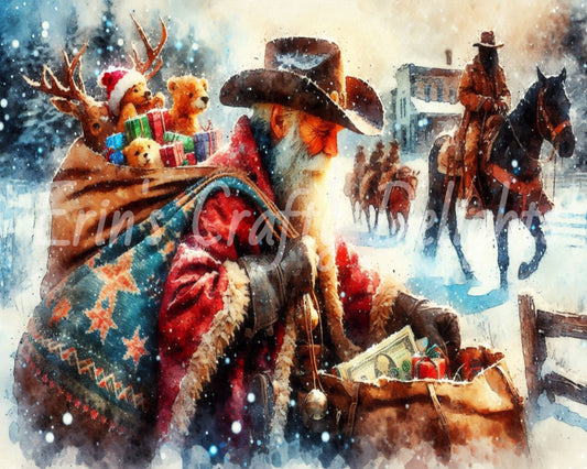 1 Cowboy Santa
