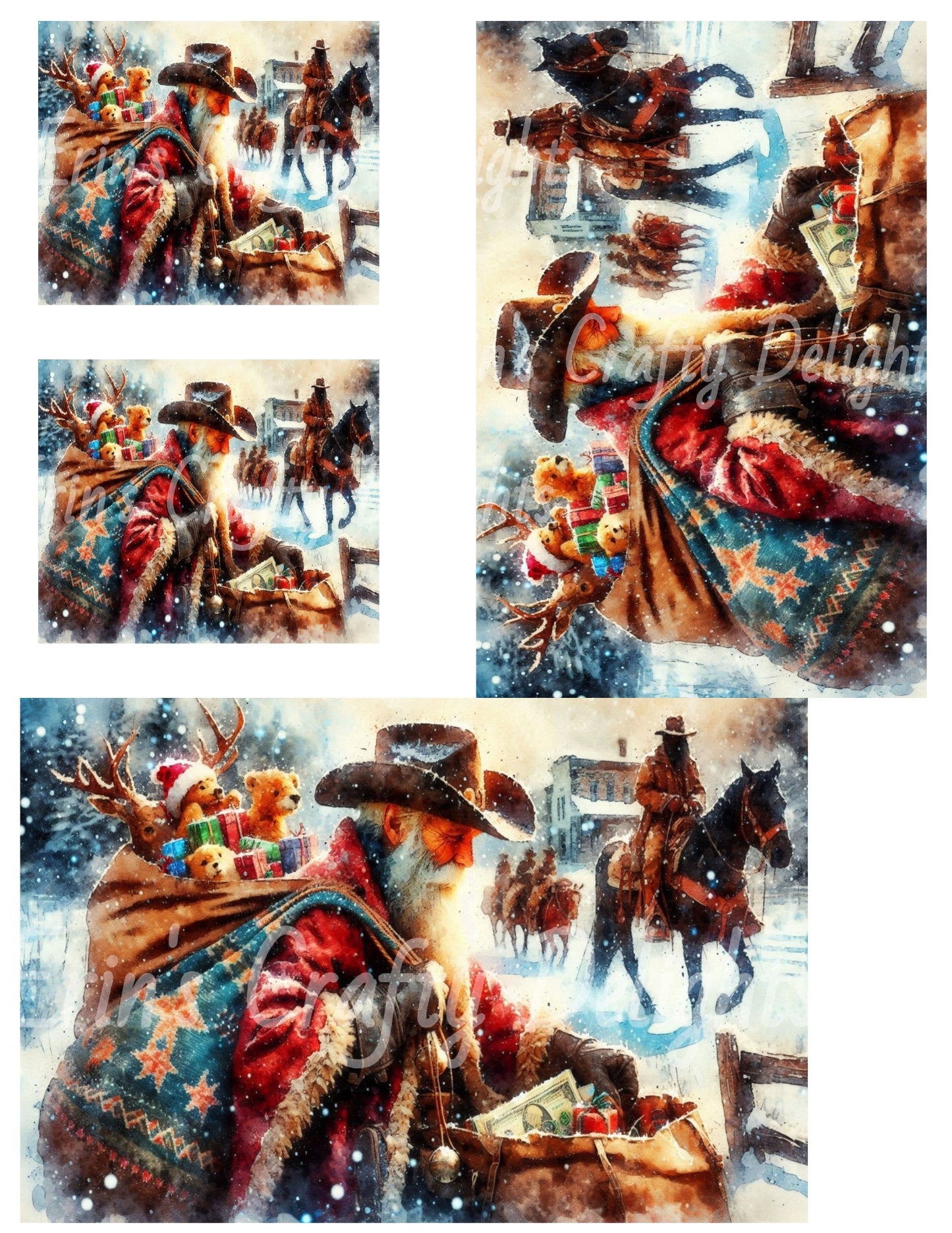 1 Cowboy Santa