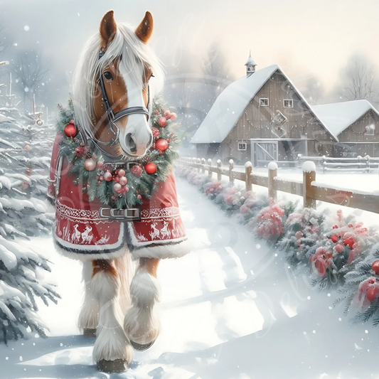 2 Christmas Horse