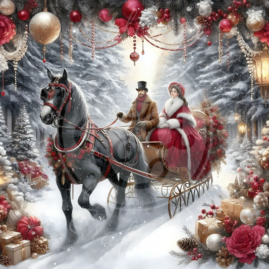 2 Christmas Sleigh