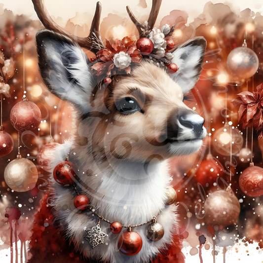 32 Christmas Fawn