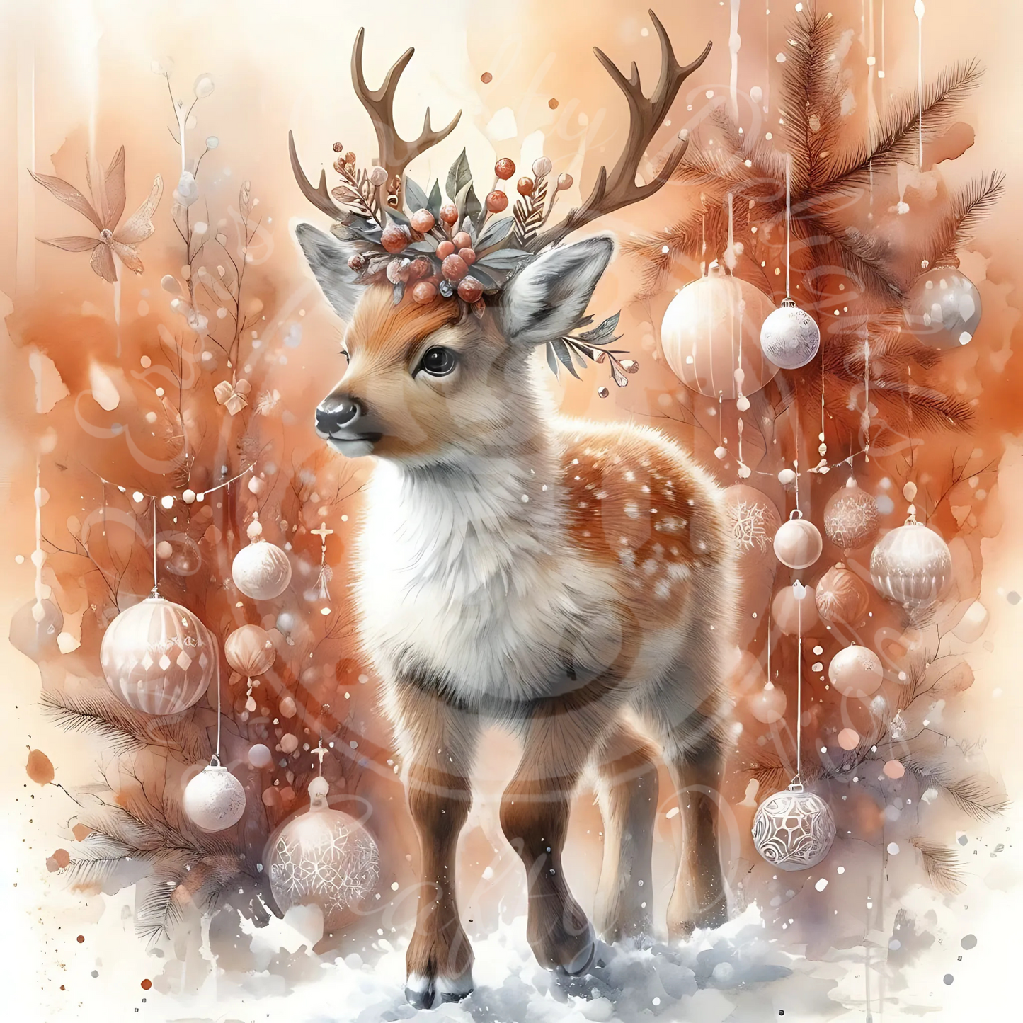 34 Christmas Fawn