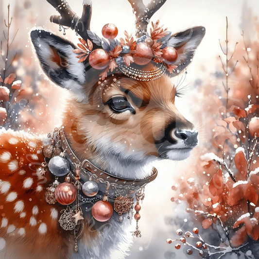 36 Christmas Fawn