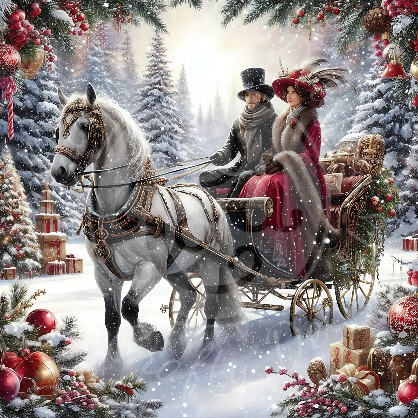 4 Christmas Carriage