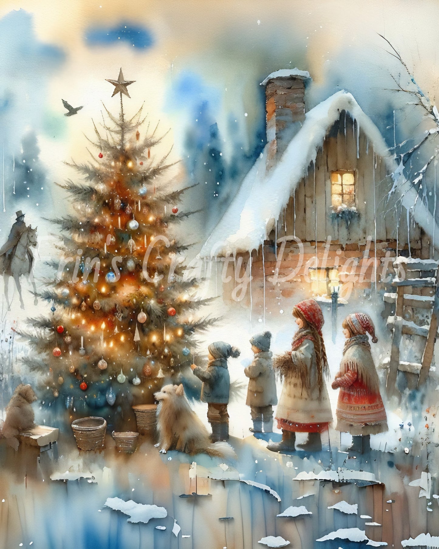 5 Cowboy Family Christmas