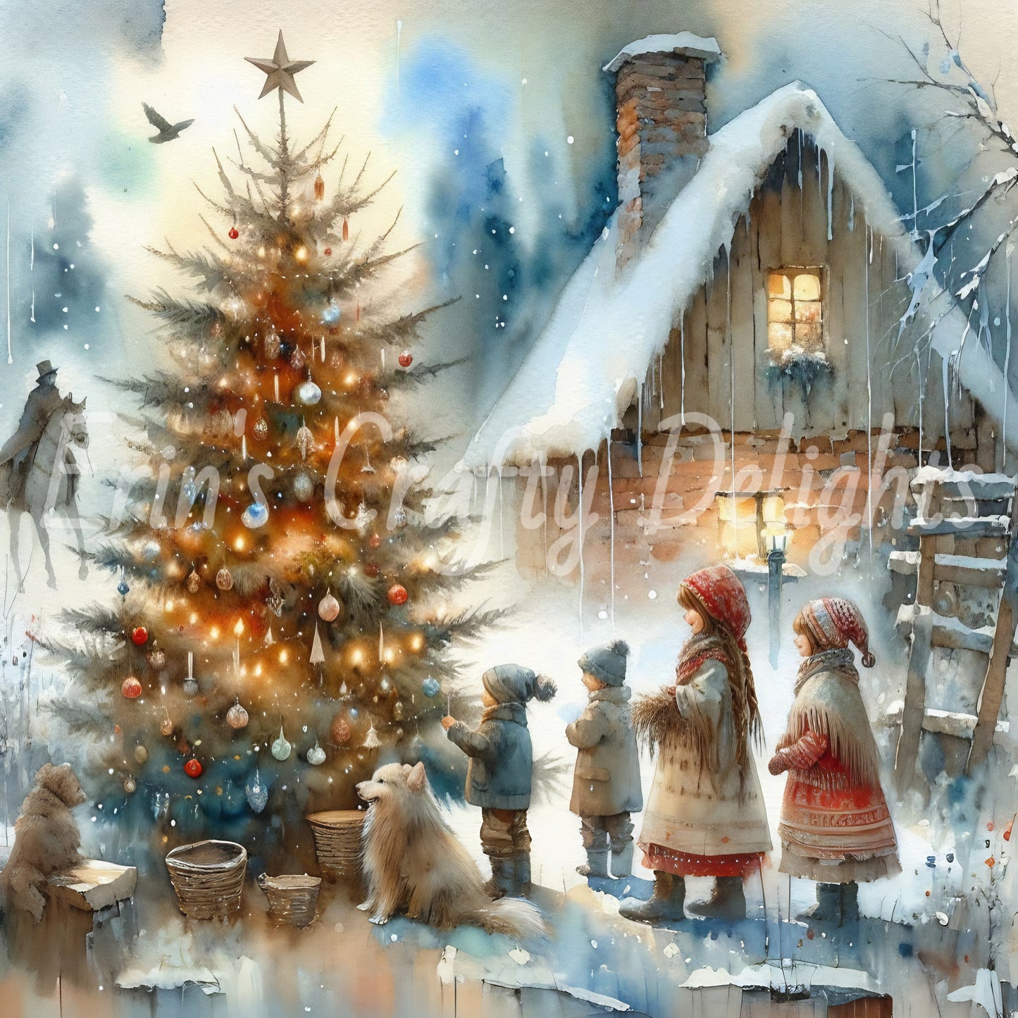 5 Cowboy Family Christmas