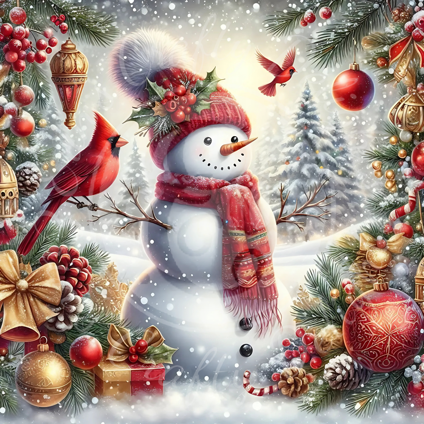 4 Winter Wonder Snowman