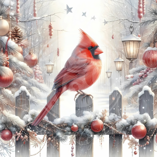 5 Christmas Cardinal