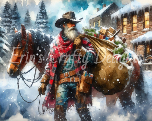 6 Cowboy Santa