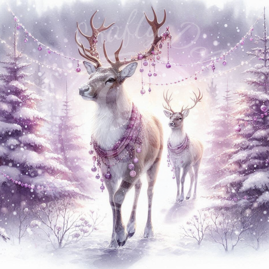 7 Purple Reindeer