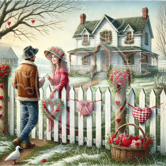10 Couple in Love and Love Letters