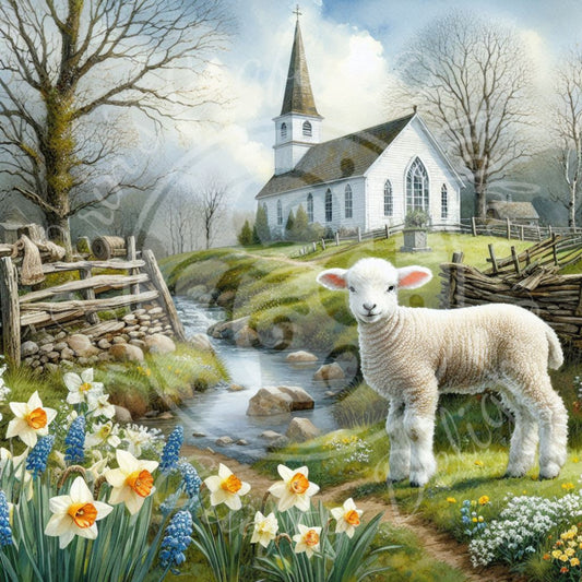 10 Spring Lamb and Church