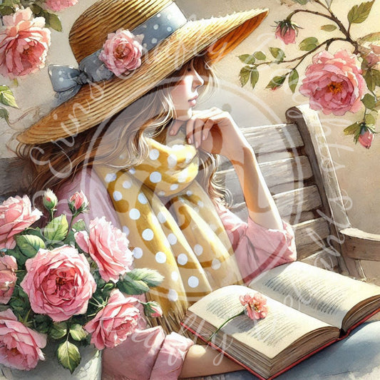 10 Spring Lady in Yellow Scarf