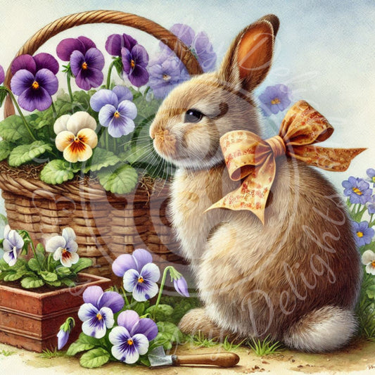 11 Violets and Bunny