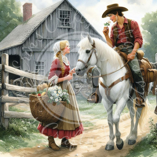 12 Farm Couple in Love