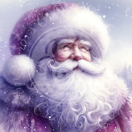 13 Purple Santa