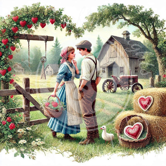 14 Farm Couple in Love
