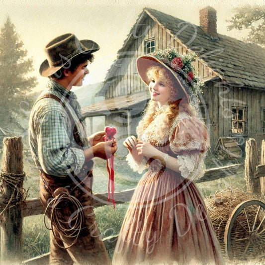 16 Farm Couple in Love
