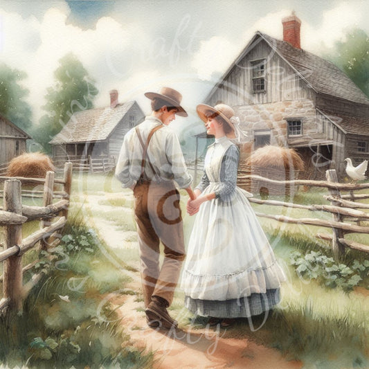 17 Farm Couple in Love