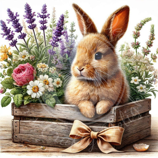 1 Bunny in a Crate