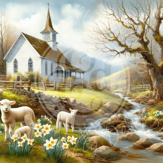 1 Spring Lamb and Church