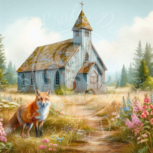 1 Spring Prairie Church and Fox