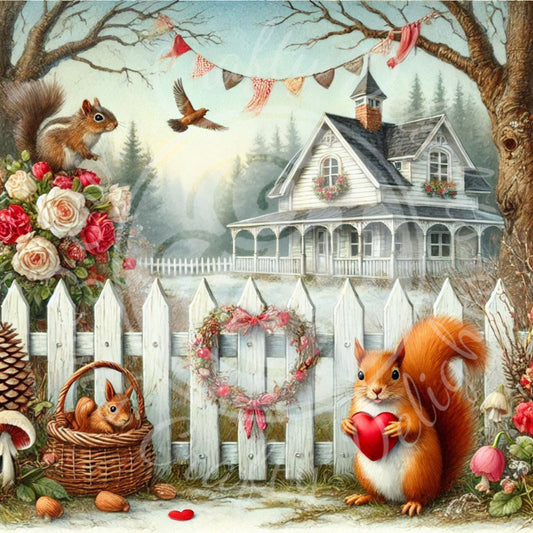 1 Valentine Squirrel