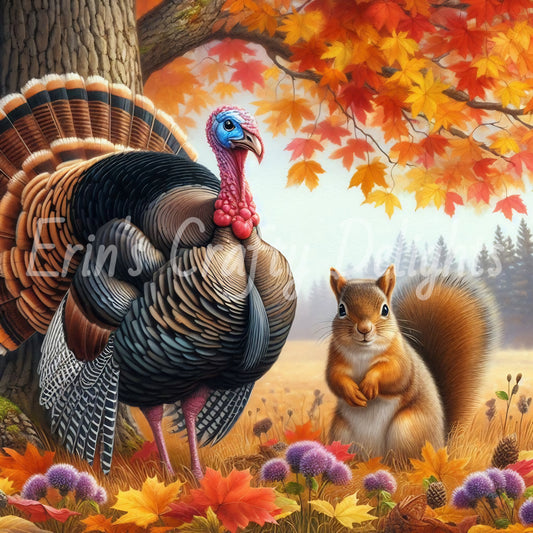 1 Turkey and Squirrel
