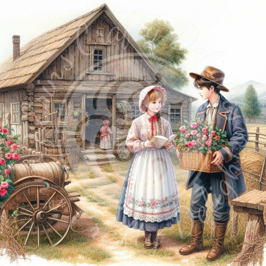 1 Valentine's Day Farm Kids