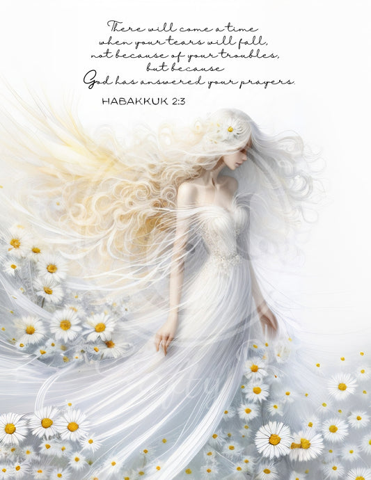 1 VMS Daisy Angel Habakkuk 2:3 Mix Size Printable Set